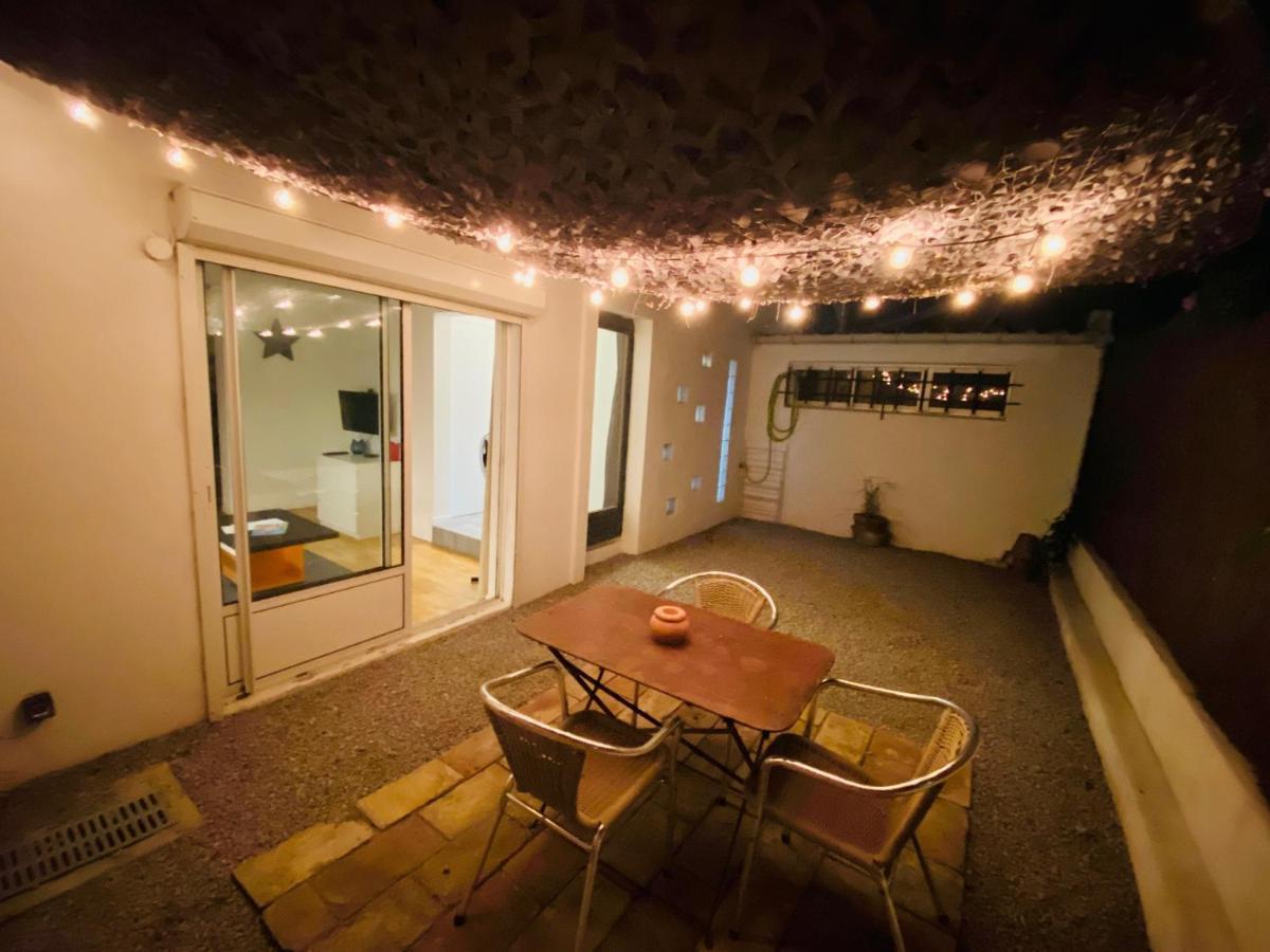 몽펠리에 Grand Studio De 38M2 Et Cour Independante De 25M2 Dont Wifi Et Netflix 아파트 외부 사진
